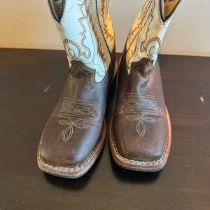 Smoky Mountain Boots - Western Boots in Brown and White
